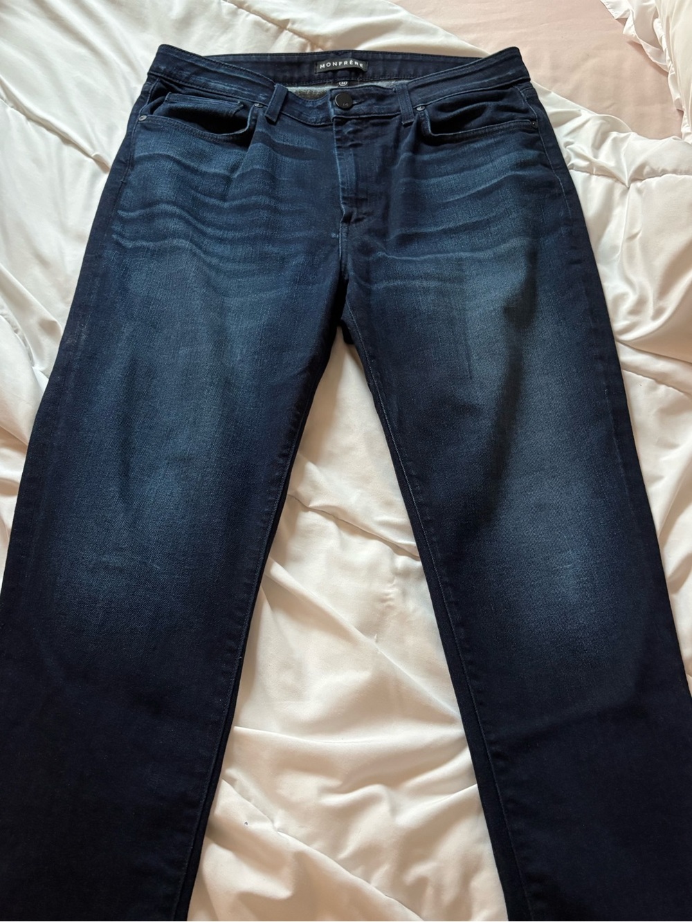 Men's Monfrere Straight Dark Blue Jeans